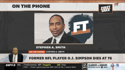 Stephen A. Smith reacts to death of O.J. Simpson